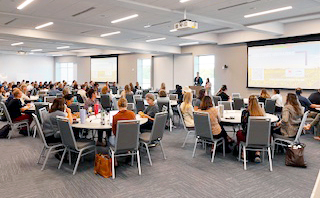 Crowd at conference
